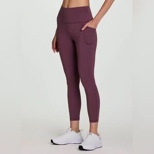 RBX Prime Flex Ultra Hold 7/8 Women's Purple Leggings Pocket - Size L